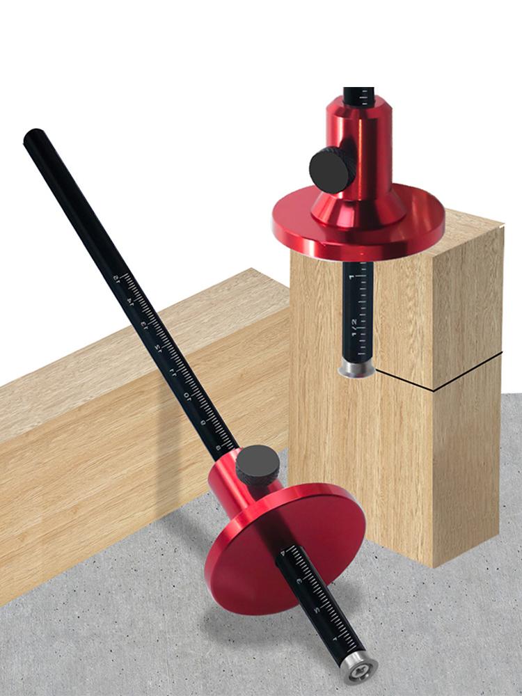 Wheel Marking Gauge Metric/Inch European Style Scriber Carpentry Parallel Line Drawing Mortise Wood Scribe Woodworking Tool