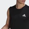 Adidas 3-Stripes Tank Top, Breathable Sleeveless Training Men Tops Black GM2130