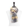 Elkate Women's 100% Wool Muffler Neck Warmer Fall Couple Check Scarf LDRM002