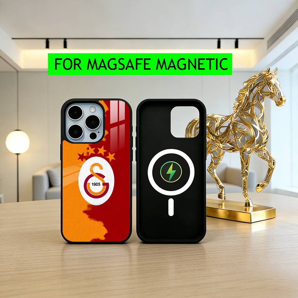 Pattern G-Galatasaray SK-es Phone Case For iPhone17,16,15,14,13,12,11 Plus,Pro Magnetic with Magsafe Wireless Charging