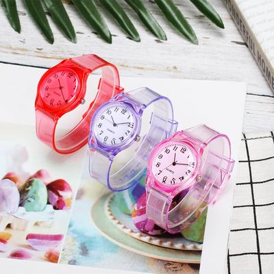 Good Jelly Bunte Silikonuhren Lässige Umweltfreundliche Uhr Mädchen Frauen Transparente Digitale Armbanduhr Quarzuhr Schöne Süßigkeiten