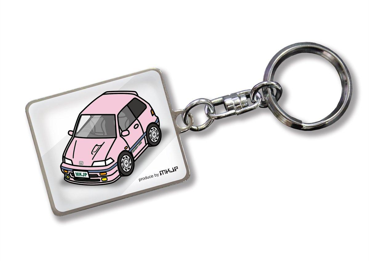 

Пользовательский брелок Honda Civic EF Белый Автомобиль Розовый [MKJP] Базовый Цвет