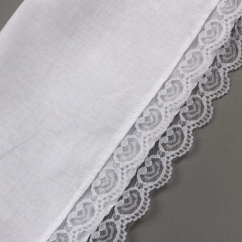 Lace Edge Handkerchief for Kids Male Women Elderly Handkerchief Pocket Handkerchief for Wedding Gift