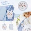 Cute Plush Bag Charm Keychain, Soft Stuffed Animal Pendant for Backpack Purse, Adorable Plush Toy Gift