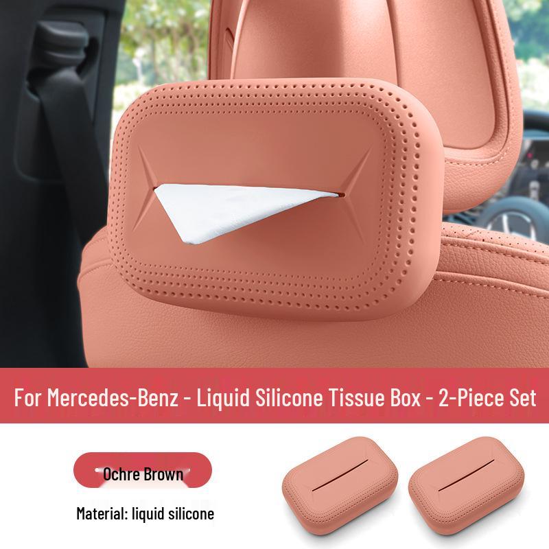 Mercedes-Benz E300L/E-Class/C-Class/GLC300L/C260L Car Tissue Box Holder for Interior Decoration