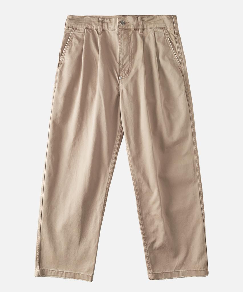 Mideueobdeiteu Straight Cotton Pants_Beige