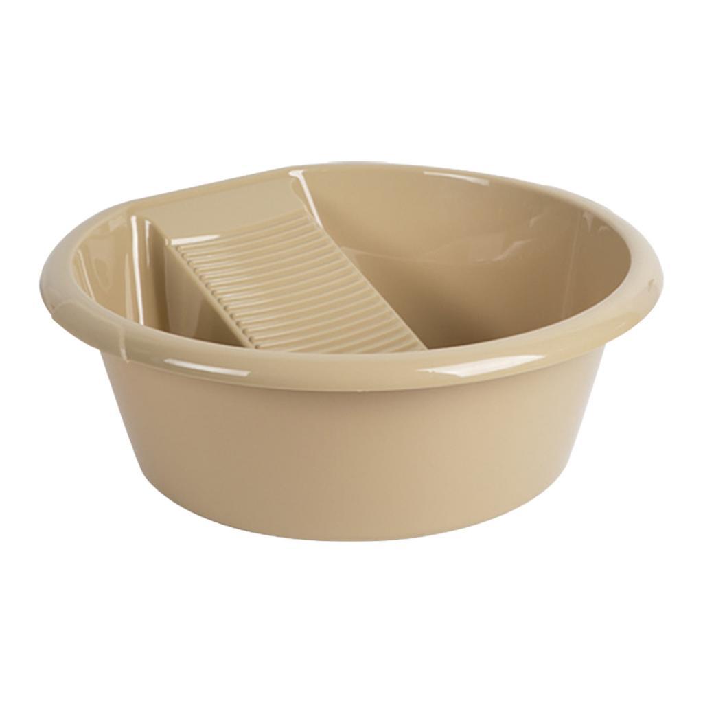 Washboard Basin for Hand Washing Clothes Multipurpose Thickened Household Portable Washing Board for T Shirts Pants Socks