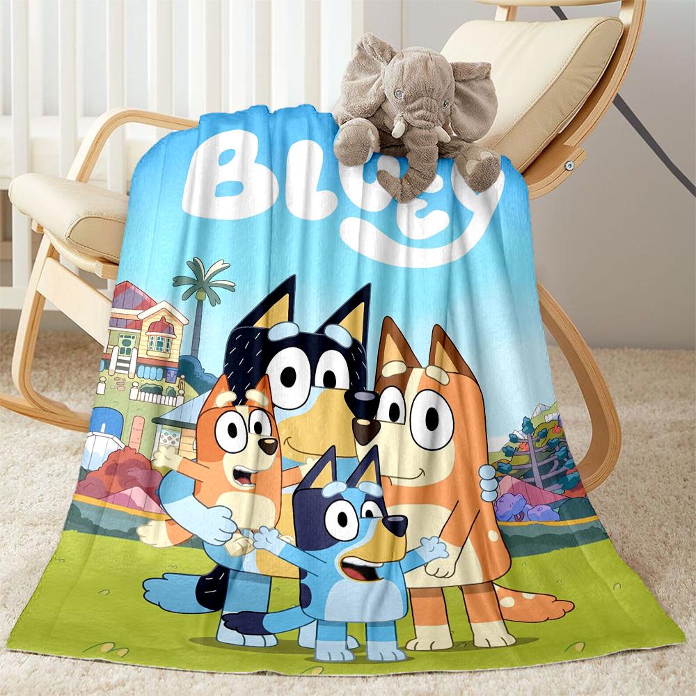 Bluey Bingo Hug Blanket Ultra-Soft Great for Livingroom Sofa Bed Four Seasons Multipurpose Modern Style Gifts For Family Or Friends