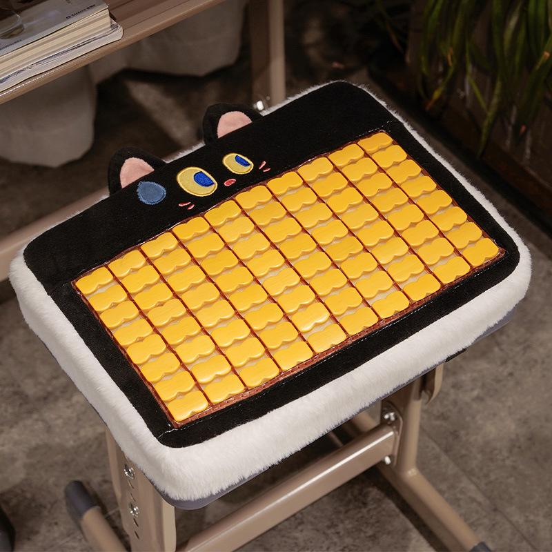 Cartoon Office Seat Cushion for Long Sitting - Universal, Thick, and Cute for All Seasons