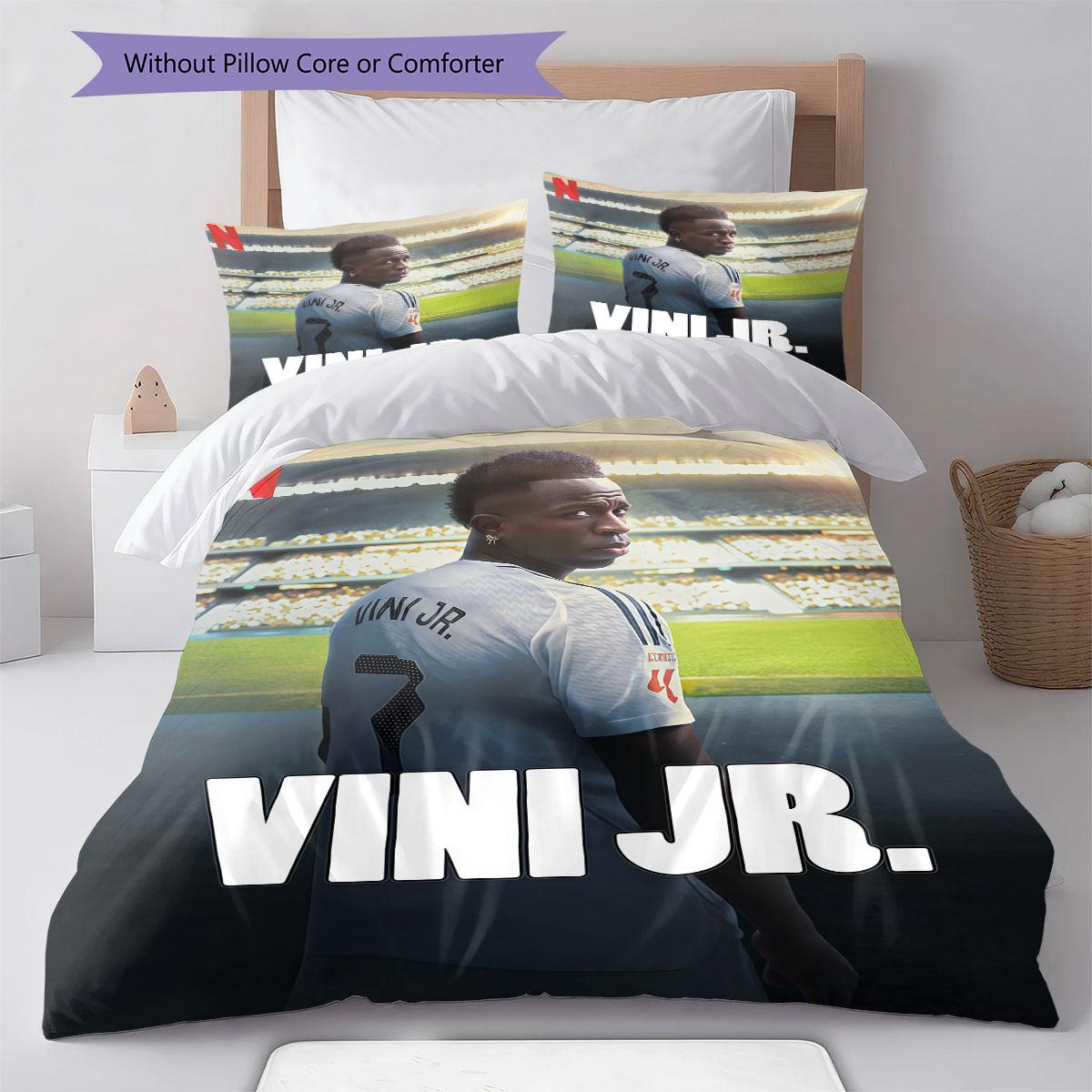 Vinicius Jr. Star Bedding Quilt Set