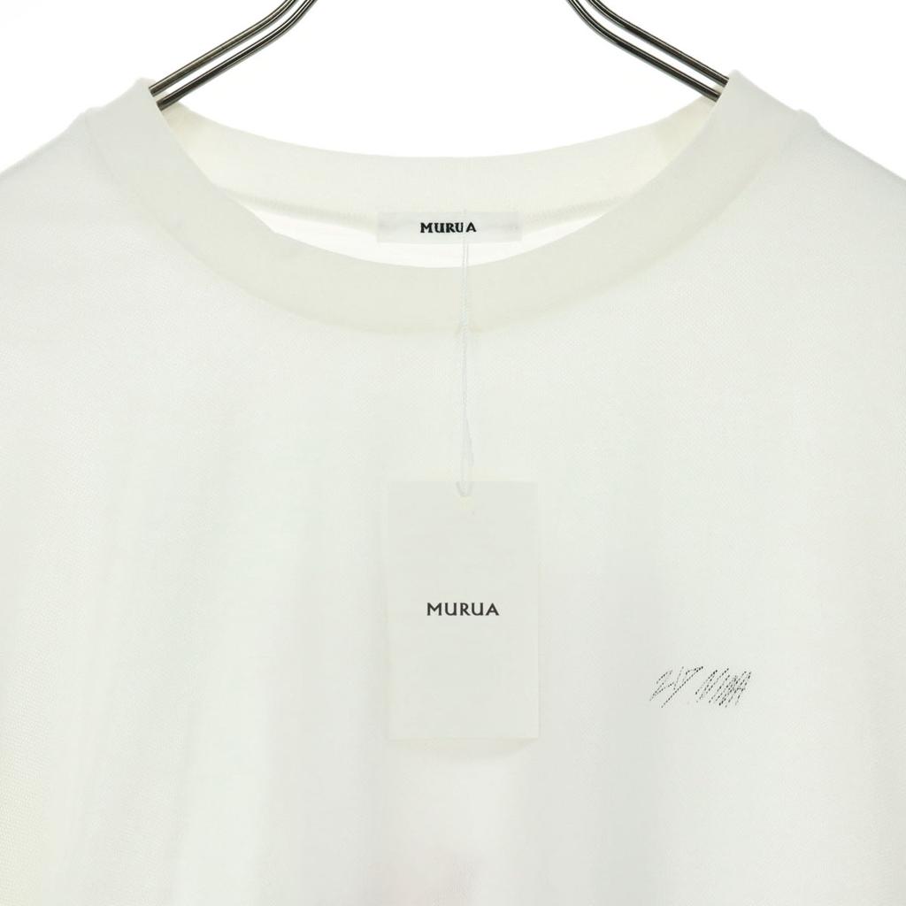 unused MURUA 217..NINA (Nina) Short sleeve tulle layered T-shirt Women Used