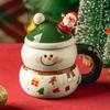 Christmas Gift Mug High End Sense Christmas Cup Ceramics Gift for Girls' Companions and Small Gifts for Employees and Customers
