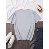 Plus Size - Plus Size - Fashionable Round-Neck T-Shirt with Short Sleeves and A Large Angel Wings Print In Plus Size
