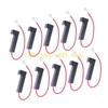 L8RE Pack of 10 Microwave Oven Fuses Microwave Oven Insurance Microwave Oven Accessory Plastic Texture Easy To Use Cable