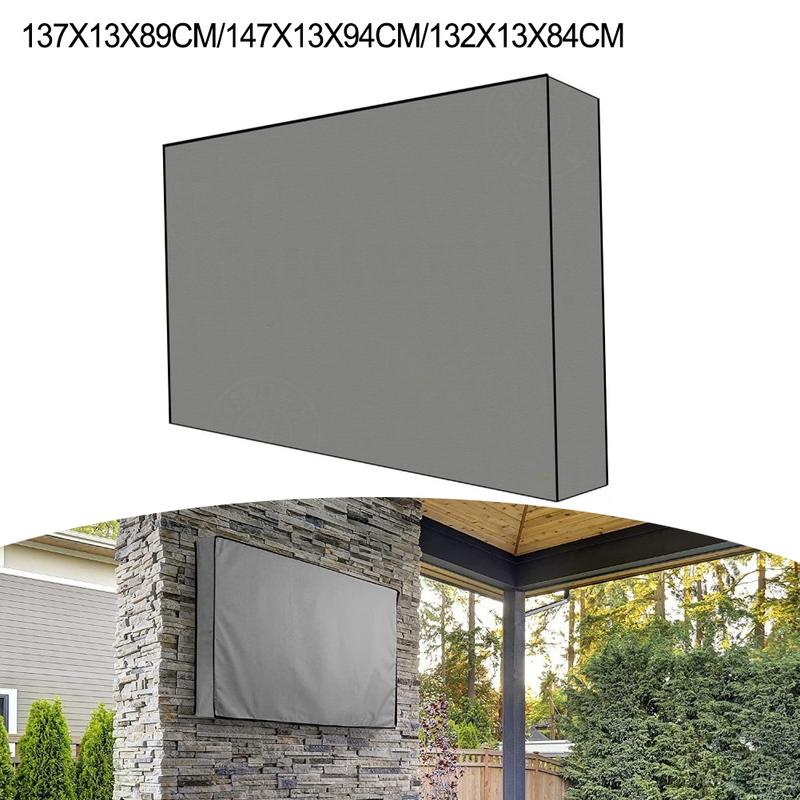 Open Back Design Outdoor TV Cover Tear-resistant Material Dust Protection Scratch Resistant Fingerprint Protection