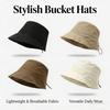 Summer Men's Casual Comfortable Bucket Hat Outdoor Adult Beach Cap Top Fashion Sun Protection Cap