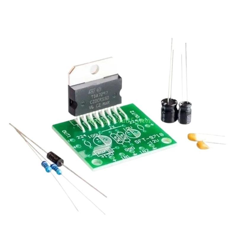 24TE TDA7297 Power Amplifier Board Parts 12V Double Channel 15W+15W Electronic DIY