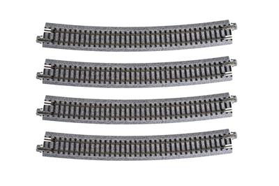 KATO N Gauge Curved Track R718-15° 4 Pieces 20-150 Railroad Model Supplies