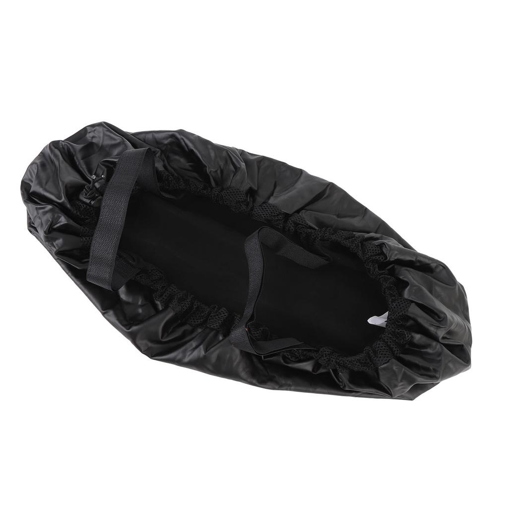 Motorcycle Seat Cover Waterproofing Sun Protection Breathable Seat Cushion Protector Cover for Scooter Black