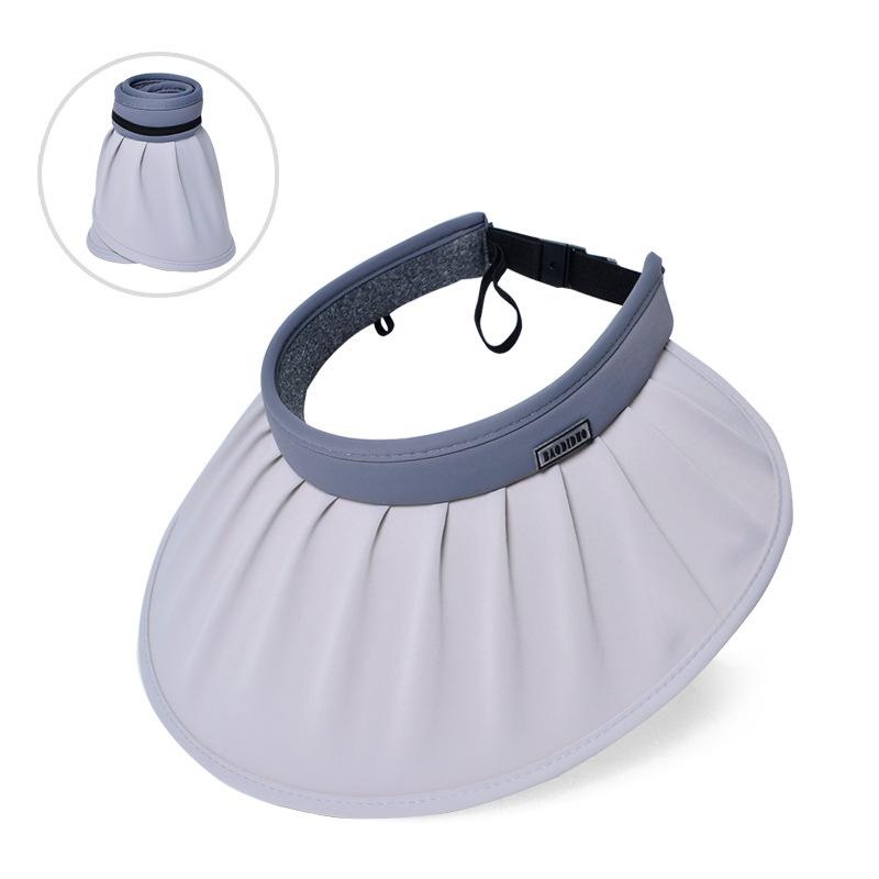 New Summer UV Protection Empty Top Shell Hat UPF50 + Sun Protection Sun Hat Color-changing Big Brim Sun Hat Children