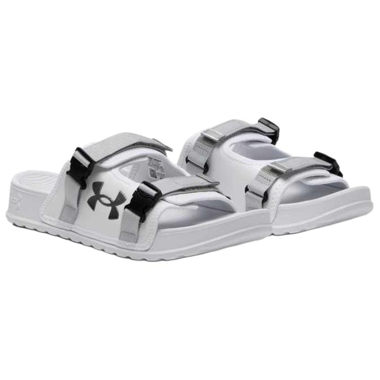 Under Armour Movement Fashion Comfortable Slide Sandals Unisex Footwear White 6007202-100