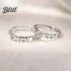 Fish Dog Bone Ring Couple Cartoon Cat Graffiti Design Matte