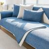 1PC Cotton Linen Sofa Cover Solid Color Non-slip Sofa Cushion Four Seasons Universal  L Shape Sofa Cover for Living Room home