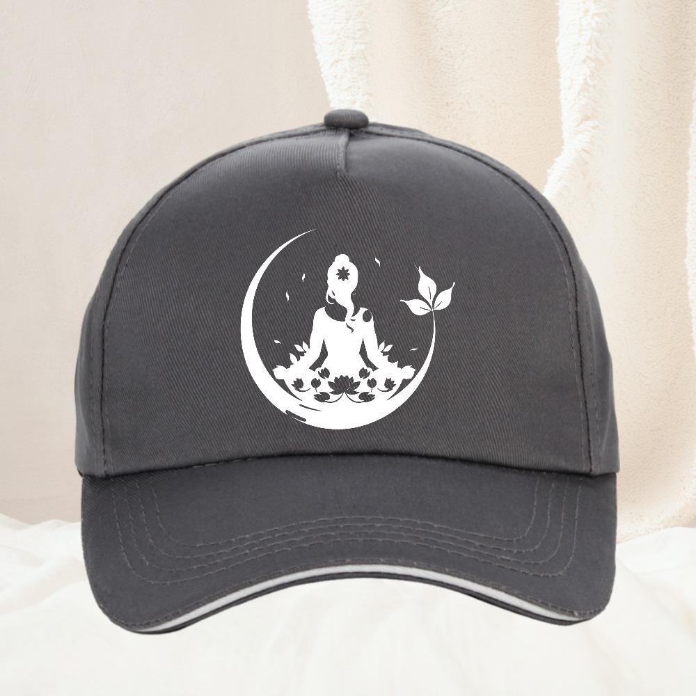 Buddha Chakra Baseball Cap Peace Love Good Unisex Women Adjustable Sun Hats