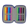 Real Madrid Triple Filled Pencil Case 37 Pcs 412624857 Blue