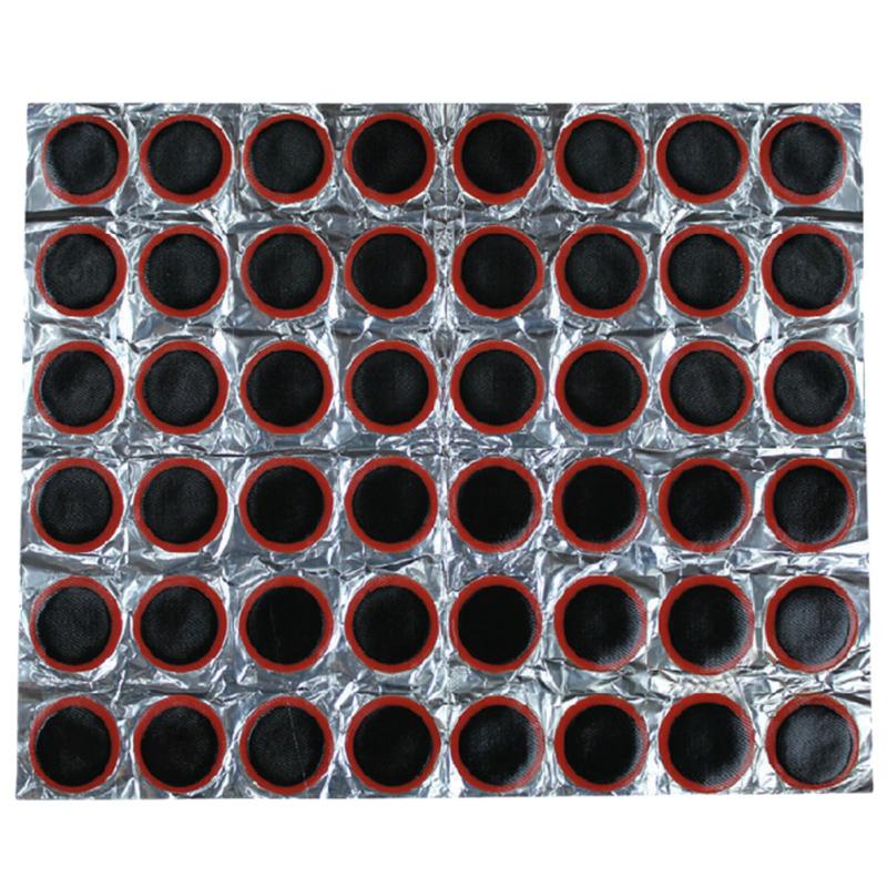 48-Pack 25MM Round Tire Patches for Mountain Bikes