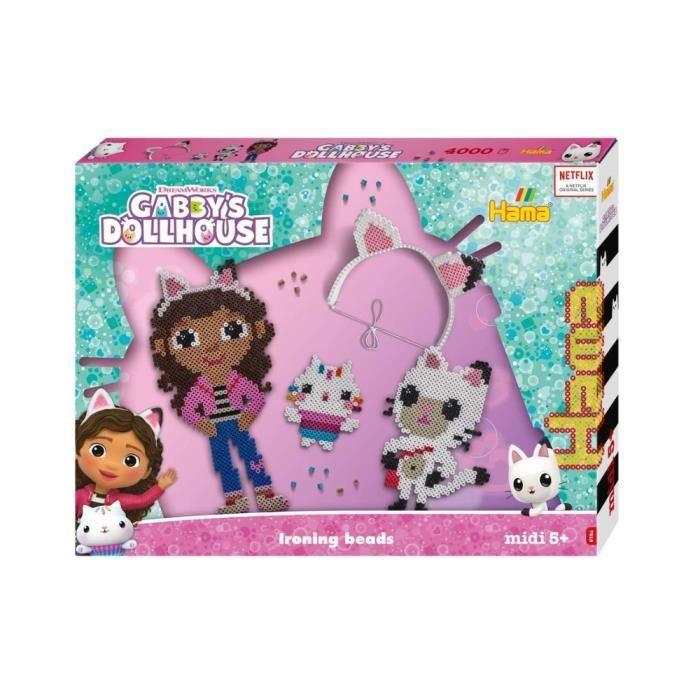 Jeu De Perles À Repasser - HAMA - Gabby's Dollhouse - Coffret Cadeau - Mixte - À Partir De 4 Ans