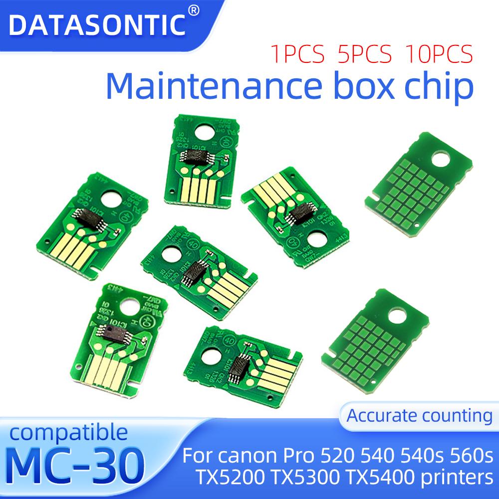 MC-30 Maintenance Cartridge Chip for CANON Pro520 540 540S 560S TX5200 TX5300 TX5400 2000 4000 PRO-4000S PRO-6000S Printer
