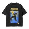 Invincible Cartoon Comic Mark Grayson Shirt Harajuku Style for Men Women Pure Cotton T-Shirts Tee Clothing Men Clothing