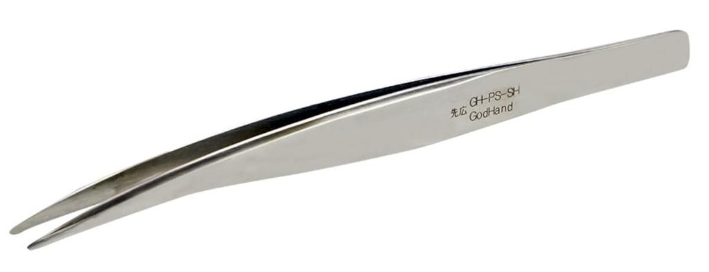 GodHand Power Wide Hobby Tool Tweezers, Tip, GH-PS-SH,