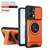 For Honor X7a Case Honor X7a Cover Honor X7a Phone Case Magnetic Holder Military Armor Camera Protection Cover