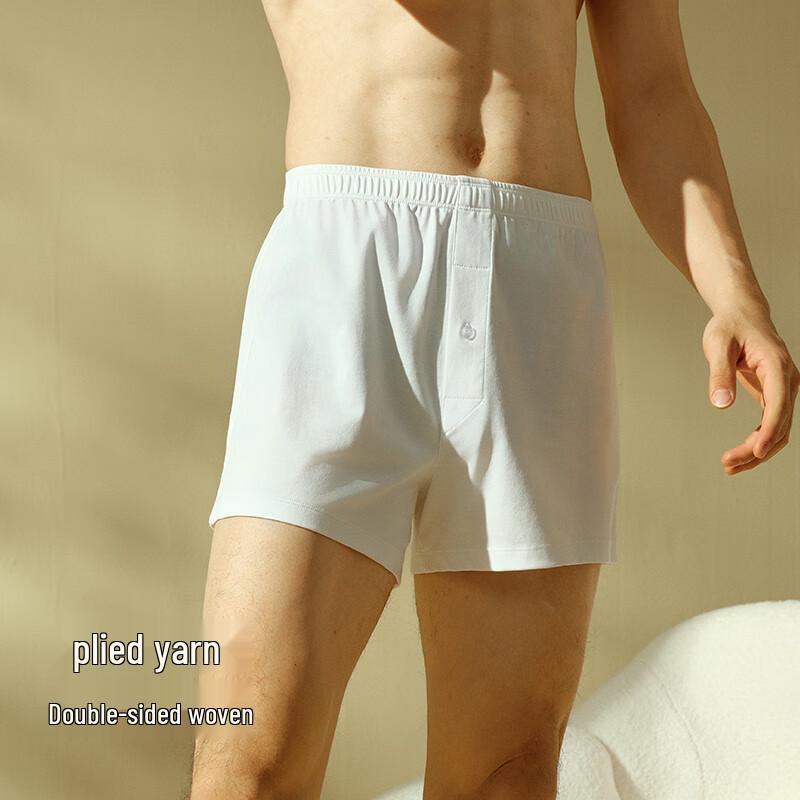 Yiershuang Men's 120-Thread Long-Staple Cotton Boxer Briefs