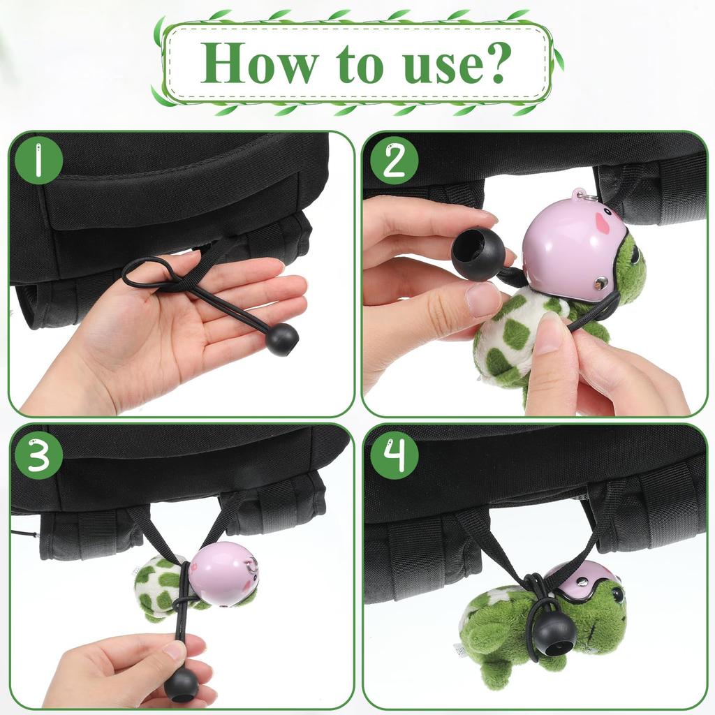 10/20pcs Nylon Heavy-Duty Elastic Rope with Ball, Tent Guyline, Camping and Cargo Handling, Outdoor Support Equipment, Black