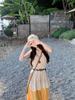 Bohemian Korean-Style Tassel Camisole Dress & Layered Lace Cover-Up Set for Women (Summer)