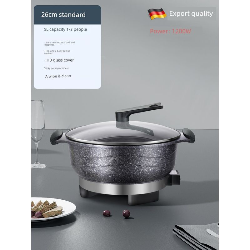 

For Home Multifunctional Medical Stone Integrated Electric Chafing Dish 26cm/5L [New and Special Thick Deepening] (1-3)