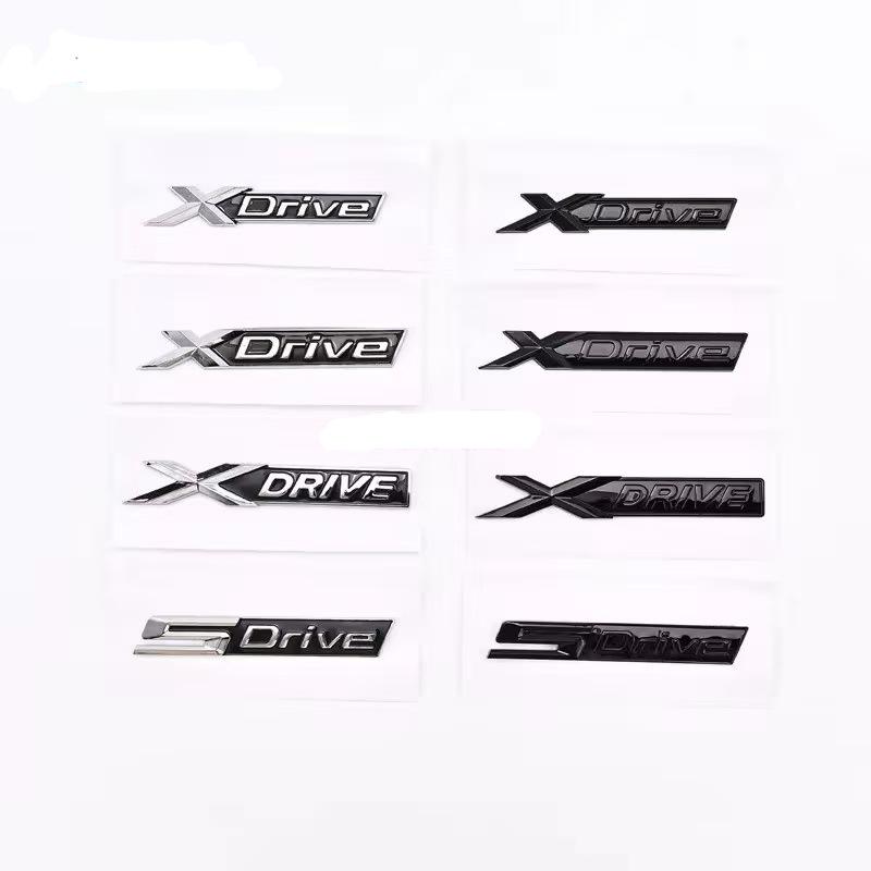 Compatible BMW XDrive/SDrive Tail Badge Sticker for 3, 5, 7 Series