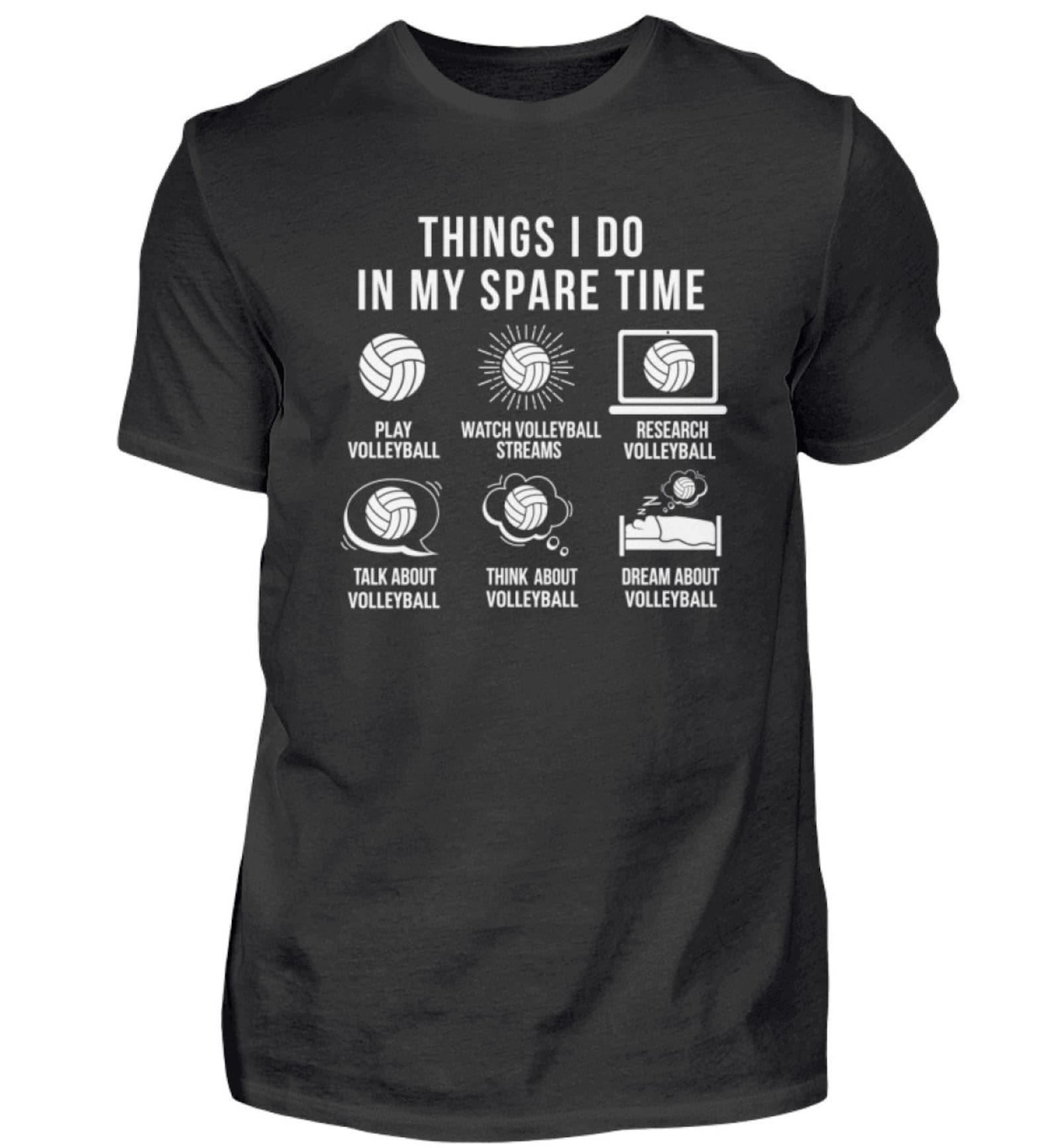 Funny Volleyball Saying Volleyball Player T-Shirt 3XL