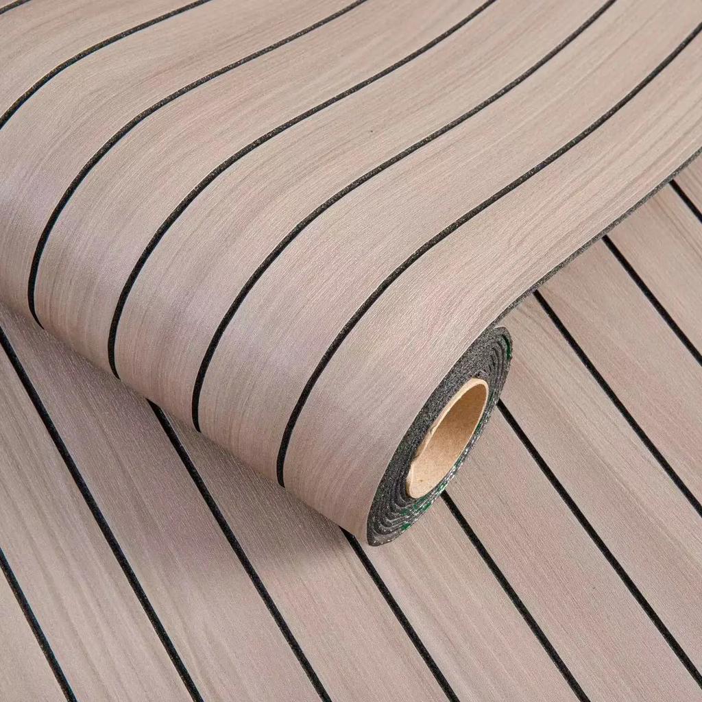 1 Roll SXP Self-Adhesive Grid Panel Wall Sticker 3D Textured Striped Wallpaper for Ceiling Living Room Home Decor Peel and Stick