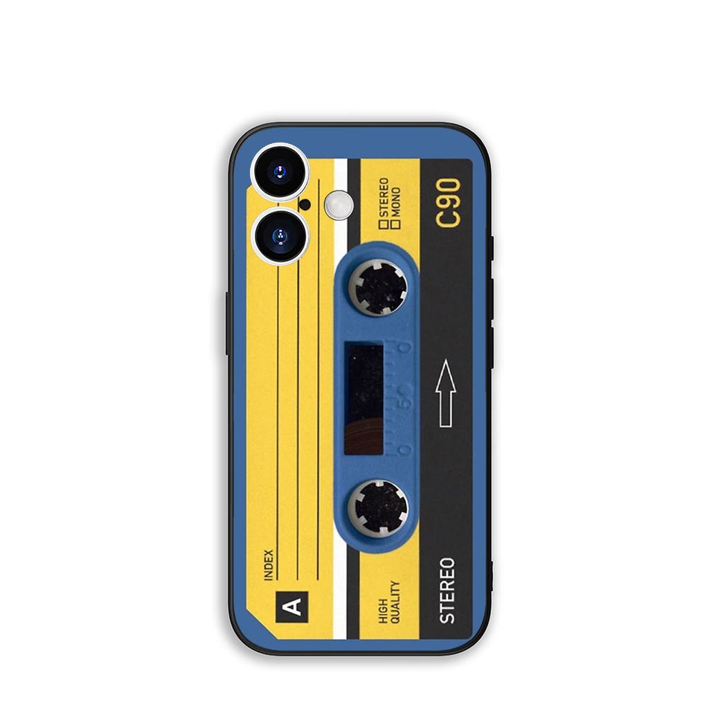 Hülle Cover für Apple iPhone 16 11 13 14 15 Pro Max 7 6 8 Plus SE2 SE3 + 16E SE 2022 Hülle Vintage Musikkassette Retro