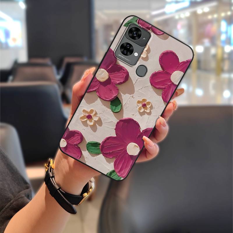 Durable Waterproof Phone Case For Oukitel C33 Graffiti Cartoon Shockproof Back Cover Phone Pouch Protective TPU Animals