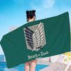 Anime A-Attack On T-Titan Microfiber Beach Towel Absorbent Quick Dry Soft Yoga Swimming Resort Mountain Climbing Towel