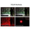 USB Rechargeable Keychain Flashlight Portable LED Work Light Mini Pocket KeyRing LED Flashlight for Emergencies Lighting