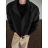 Men's American Coach Workwear Jacket: Autumn Trendy Brand, High Street Style, Stand Collar Sport Top