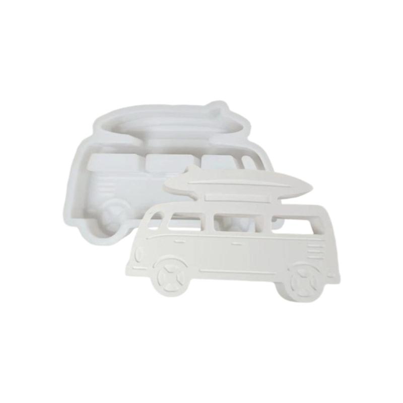 Camping Car Silicone Mould Camping Bus Candle Molds Ornament Molds Plasters Molds Casting Molds Epoxy Resin Molds