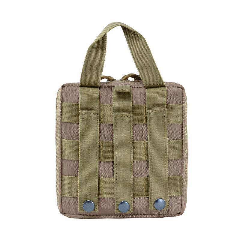 Men's MOLLE Tactical First Aid Waist Bag - Multi-Function Outdoor Tool Accessory Storage and Small Hanging Medical Bag