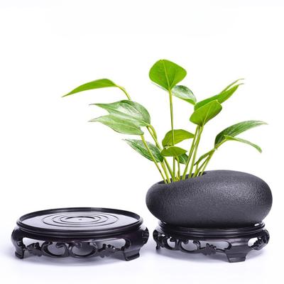 Circular Plastic Flowerpot Base, Succulent Potted Plant Water Tray, Household Vase Decoration Bracket, Anti Slip Flower Rack